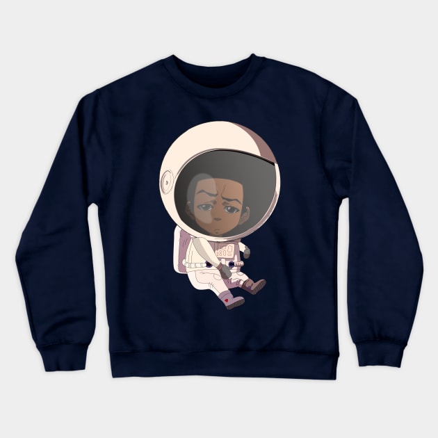 Huey Freeman Astronaut! Crewneck Sweatshirt by emiliapapaya